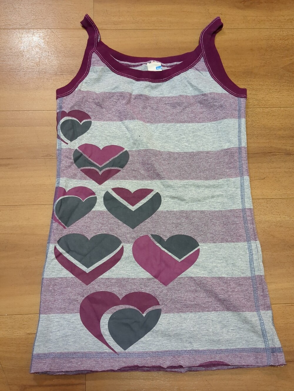 Roxy Juniors Purple Colorblock Sleeveless Tank Top